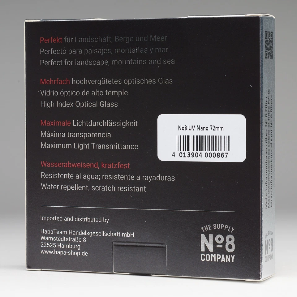 UV Filter Multicoated Nano-Vergütung 72 mm - Bild 4 von 4