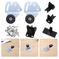  Cabinet Sliding Door Hardware Closet Rollers Wheel Furniture Nylon
