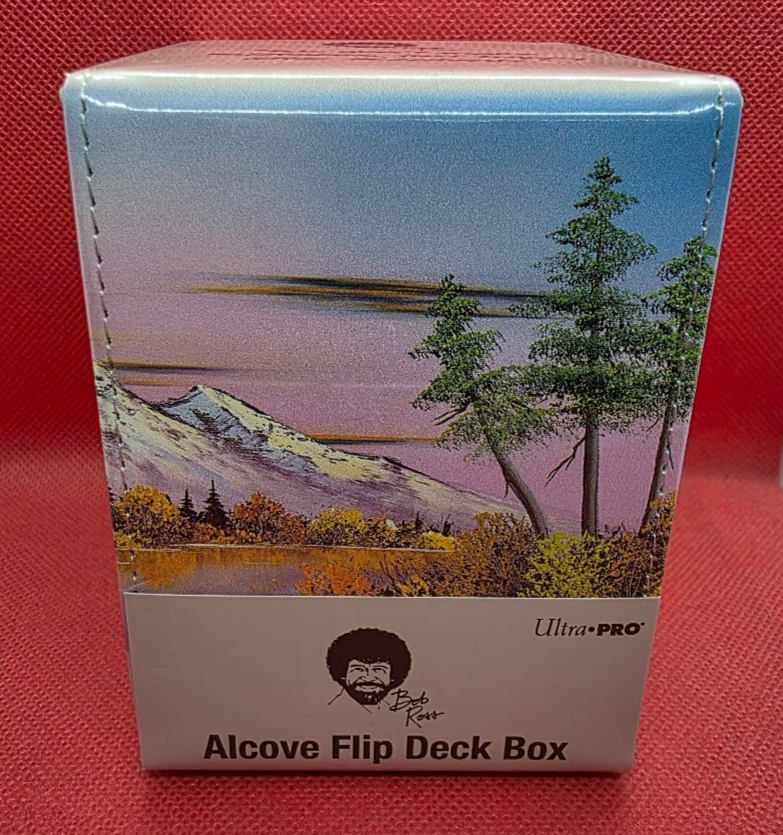 Ultra Pro Bob Ross Mighty Mountain Alcove Flip 100+ Deck Box for