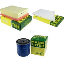 MANN-FILTER Inspektionspaket Filtersatz für Peugeot 206 CC 2.0 S16