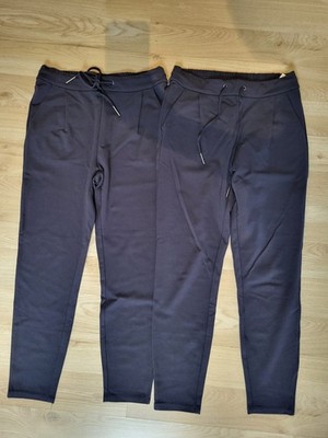 2x Vero Moda Jogging Pants Sweathose Hose Stoff 36 S 32 Blau neu dunkelblau