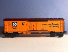 Lionel O Gauge Santa Fe Atsf Refrigerator Car 6-9880 Opening Doors 1979