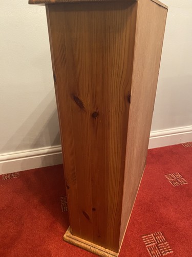 Solid Pine Wooden CD Storage Rack Holds 120 CDs | eBay UK