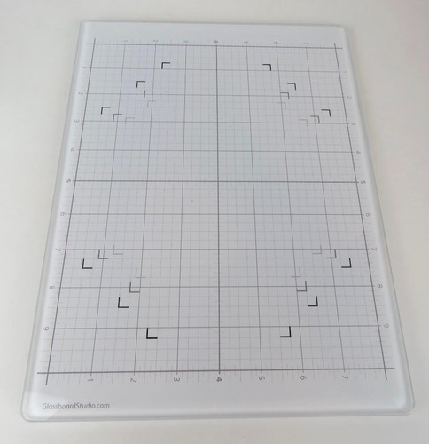 GLASSBOARD STUDIO Glass Craft Mat 9" x 12" Magnetic Heat & Scratch Resistant