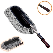 Retractable Car Cleaning Brush Detachable Car Duster Microfiber Duster 28.54-34”