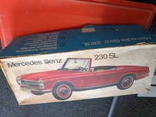 2 X Arnold Mercedes 230 SL Rot Pagode 60er Spielzeug  OVP ca. 45cm Bastler/Reste