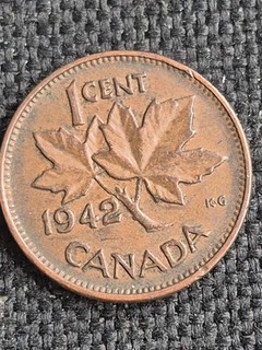 34 High Quality 1942 King George VI Canadian Penny