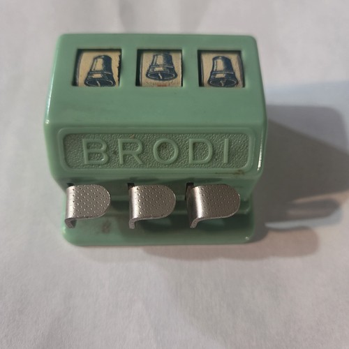 Vintage Antique Brodi Miniature Handheld Slot Machine 1930’s by Schoenhut Inc.