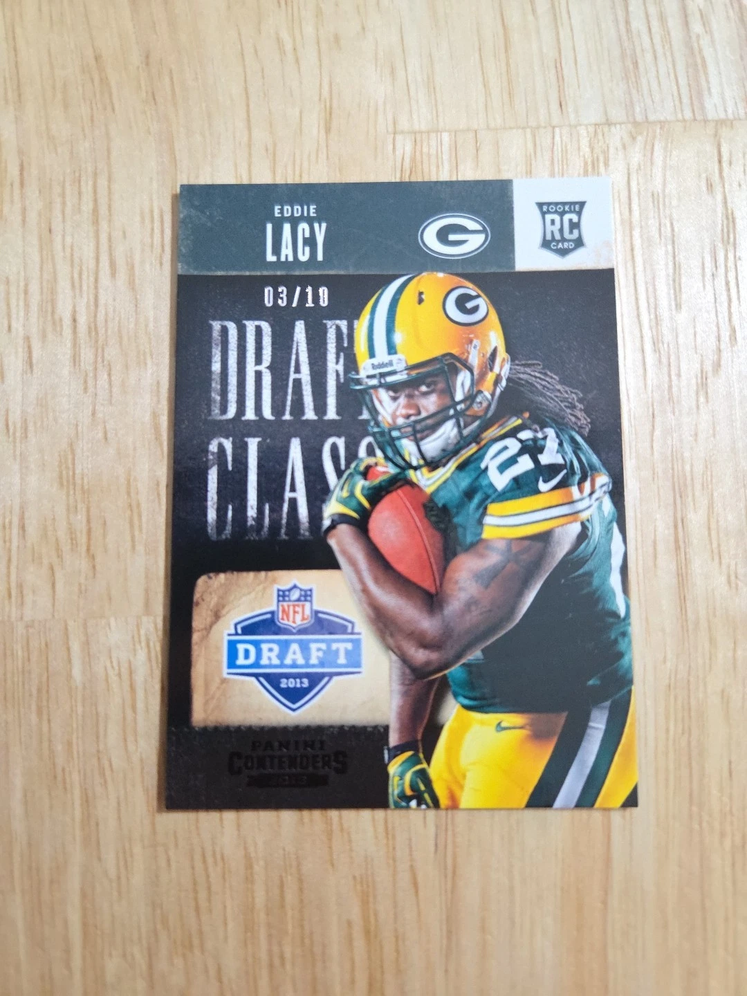 Eddie Lacy trading card