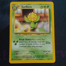Pokemon Neo Genesis Sunflora 50/111 NM 2000 WOTC vintage