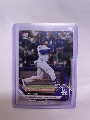 2025 Topps Now Max Muncy Home Run Sparks Comeback Base #920 Dodgers