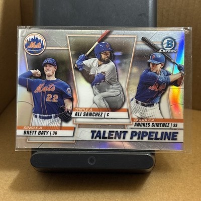 Andres Gimenez, Brett Baty 2020 Bowman Chrome Talent Pipeline (RC). NY Mets
