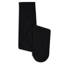Danskin Girls' Dance Student Footed Tights Medium Black