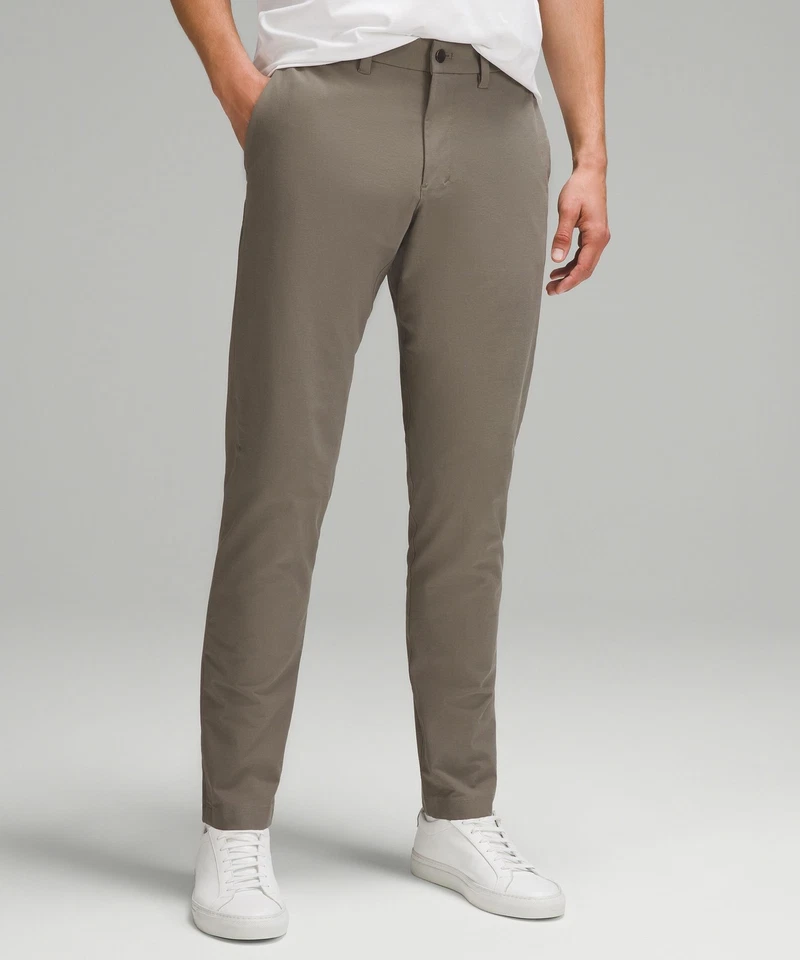 Pantalón ajustado Lululemon ABC 32L algodón elástico VersaTwill talla 34 Rover