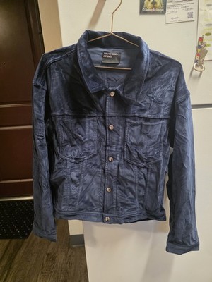 Enfants Riches Deprimes Blue Velvet Jacket Size XL