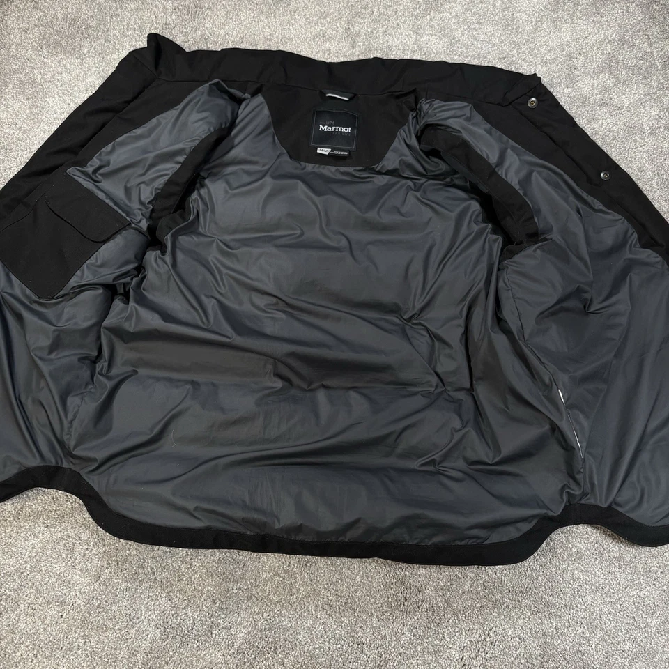 Marmot Vest Men’sM Black Gray Fordham 700 Fill Down Puffer Quilted Gilet Outdoor - Image 4 of 4