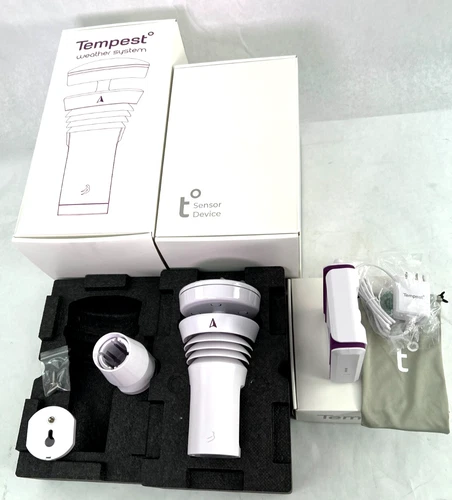 NEW Tempest Weather Station w/ Built-In Wind Meter, Rain Gauge, Accurate Weather