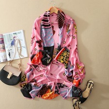 130 130cm wooden horse Women's Scarf 100 silk 107