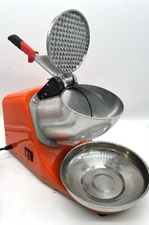 New Zeny Ice Shaver 143lbs/hr Electric Ice Shaver - Orange  *Ships Fast