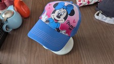 NWT Girl's DISNEY MINNIE MOUSE Blue Baseball Cap Hat Childrens