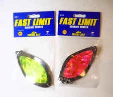 2 - Yakima Bait Fast Limit Kokanee Dodgers, 3-3/4", Size 5, 2 Colors