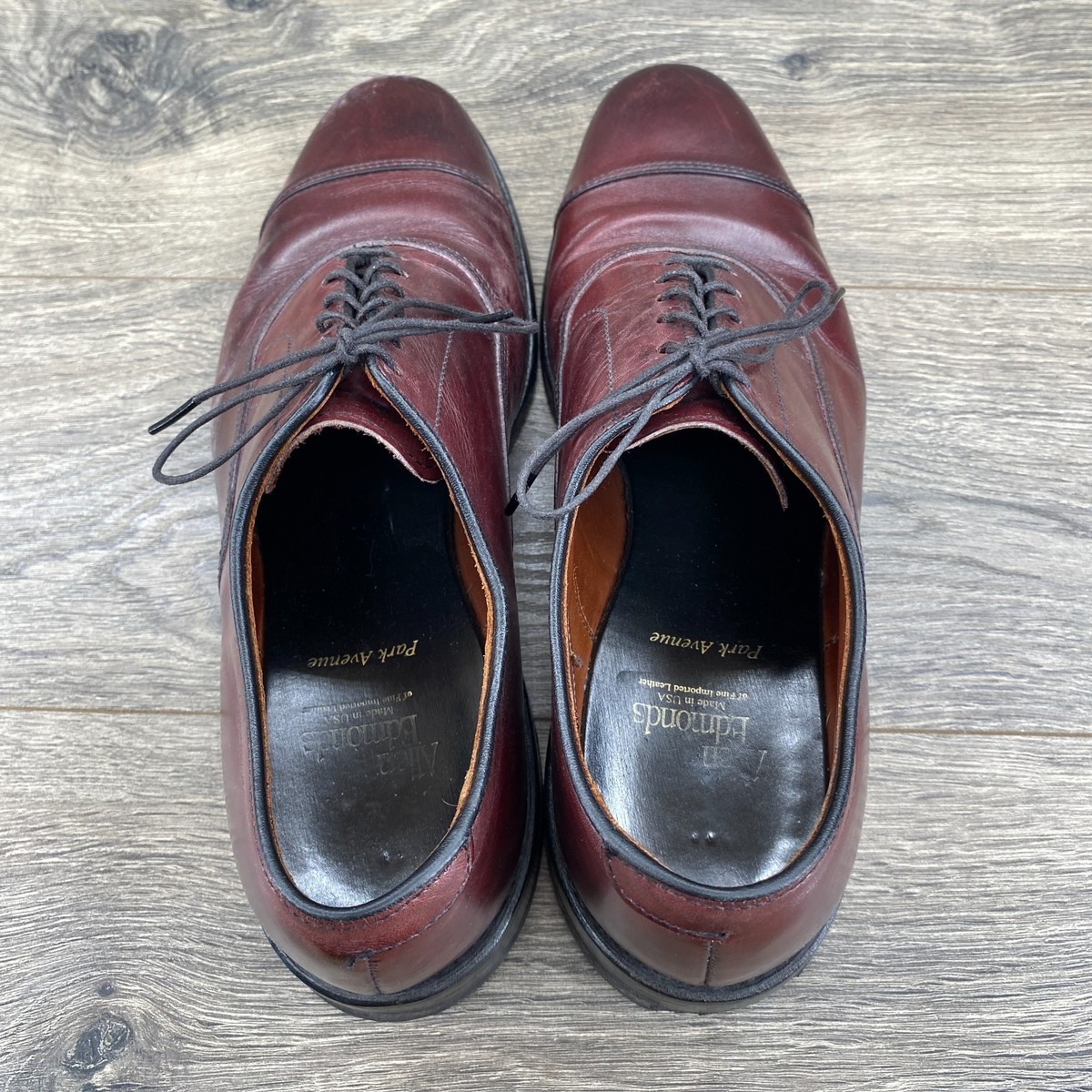 Allen Edmonds Park Avenue Oxford Leather Dress Shoes Men