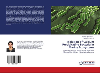Isolation of Calcium Precipitating Bacteria in Marine Ecosystems V. Taschenbuch