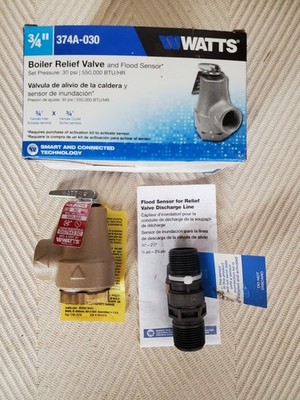 Watts 374A-030-FS 30 psi Pressure Relief Valve 3/4'' NEW