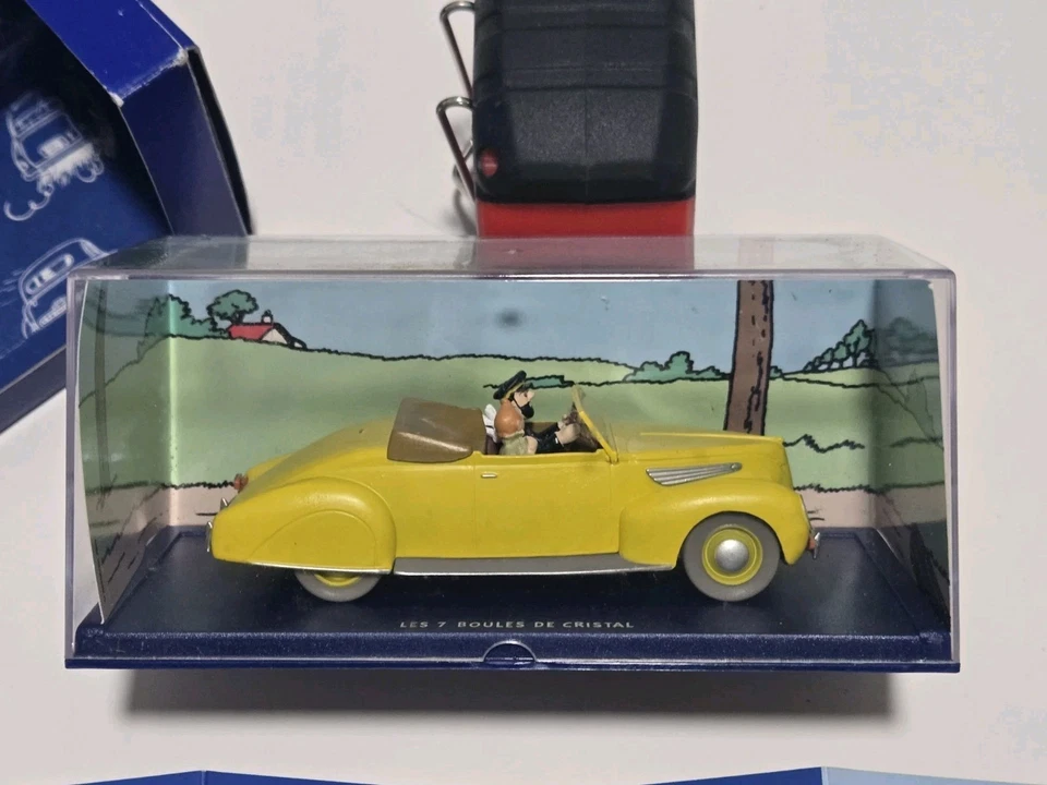 Adventures of Tintin "Les 7 Boules De Cristal" ATLAS Diecast Importación 1:43 ¡RARO! Foto 4 de 4