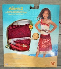 Disney Moana 2 Moana's Adventure Outfit Costume - Kids Size 4-6x