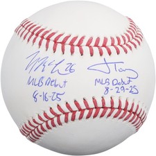Nolan McLean & Jonah Tong New York Mets Signed Baseball with Inscs - LE of 10