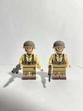 Lego Brickmania Theminifigco. WW2 US 29th Infantry Minifigures W/Accessories