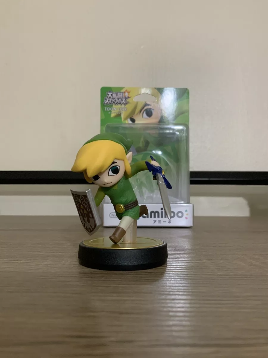 Toon Link Amiibo Super Smash Bros Series Wind Waker Legend of Zelda  Nintendo Switch 