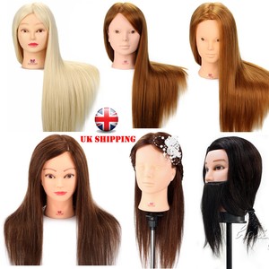 Salon Doll Head Real Hair Style Hair Haridressing Training