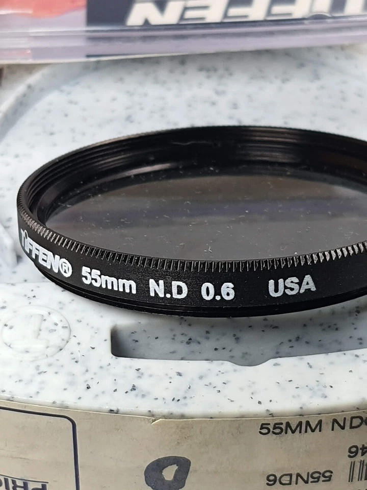 Tiffen 55mm Neutral Density ND 0.6 Glass Lens Color Conversion Filter 55 mm USA - Image 2 of 4