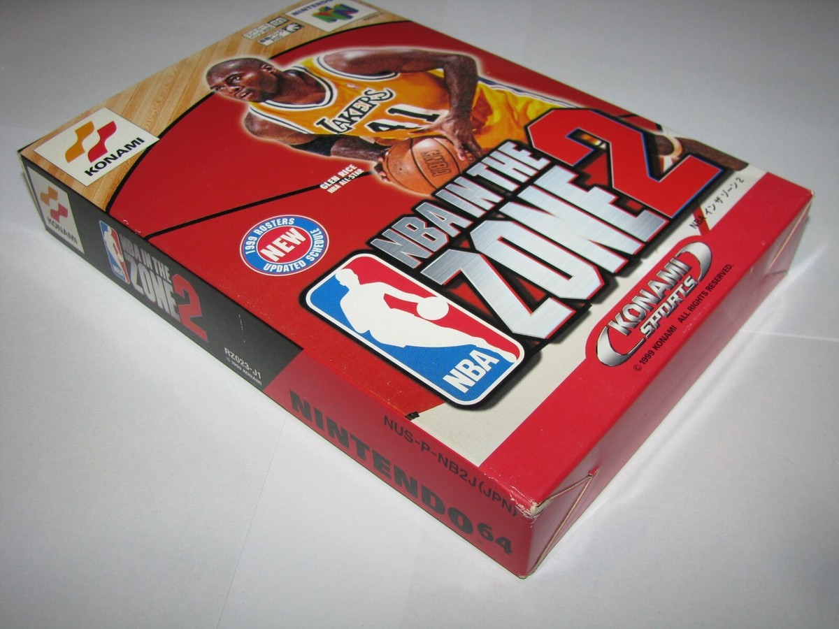 NBA In the Zone 2 ('99) Nintendo 64 N64 Japan import Boxed