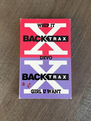 Devo Cassette Single “Whip It” & b-side “Girl U Want” Vintage BackTrax Release