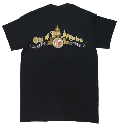 City Of Los Angeles Classic Black XL Short Sleeve