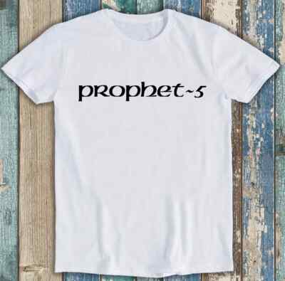 Sequential Circuits Prophet-5 Retro Synthesizer Analog Geschenk Tee T-Shirt M1672