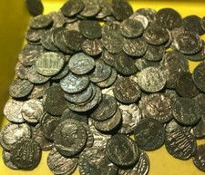 1 Genuine Ancient Roman PREMIUM coin/Constantine, Constantius, Soldiers, Victory