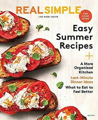 Real Simple Magazine July 2019-Easy Summer Recipes-New