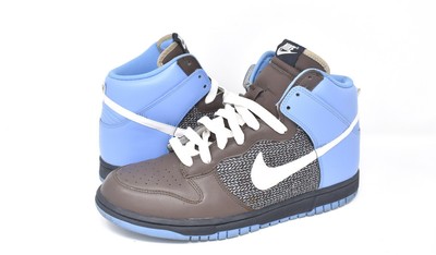 2008 Nike Dunk High University Blue Mocha Brown | eBay