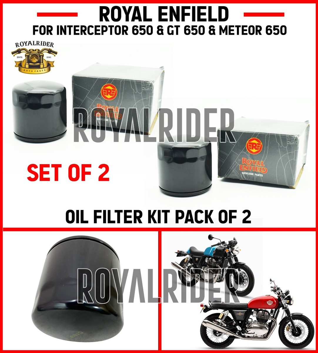 Fits Enfield OIL FILTER KIT PACK OF For Meteor 650 INTERCEPTOR