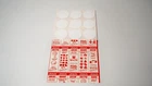 Cruzin Cap Coffee Drink Cup Lid Sticker Sip Hole Cover 1-1/2"  (Qty 900)