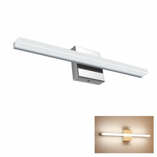 Jusheng Vanity Light 24 4 Inches Led Vanity Light 16 W White Acrylic Rectangle For Sale Online Ebay