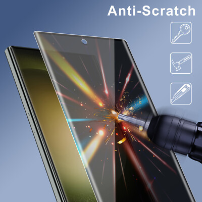 Clear/Privacy Tempered Glass Screen Protector for Samsung Galaxy S23 Ultra 2023