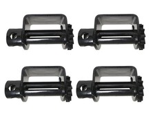Weld On Winch Flatbed Trailer Low Profile for 2" - 4" Straps 5,000 LBS (4 Pack)