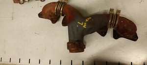 Mercedes S-kl Coupe W140 SEL/CL 500 Abgaskrümmer Krümmer 1191427602 links