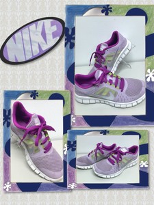 lilac tennis shoes