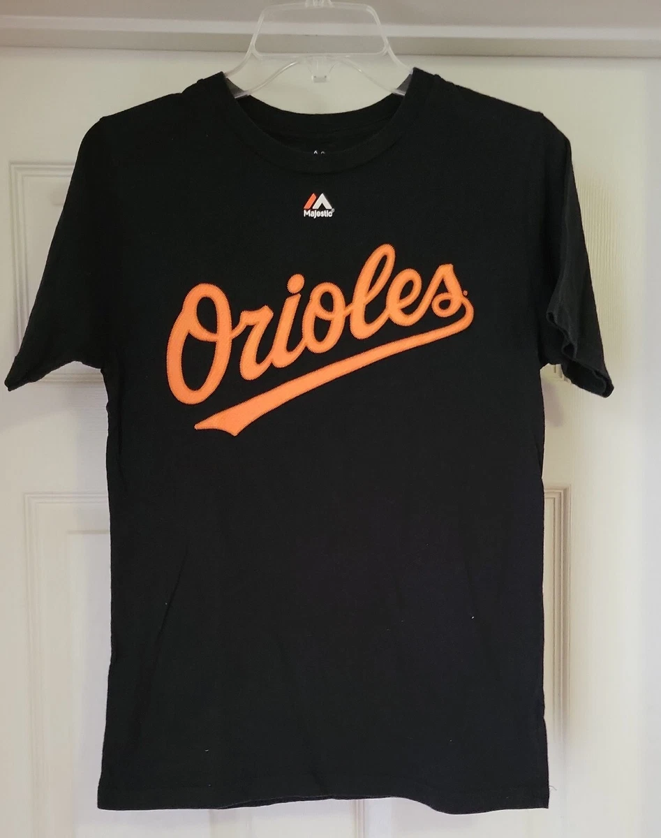 Baltimore Orioles Majestic T Shirt Chris Crush Davis Youth Large